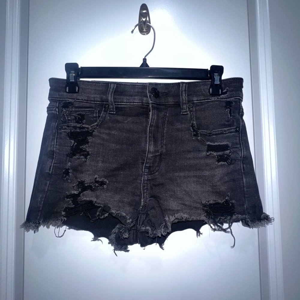 American Eagle black Jean shorts